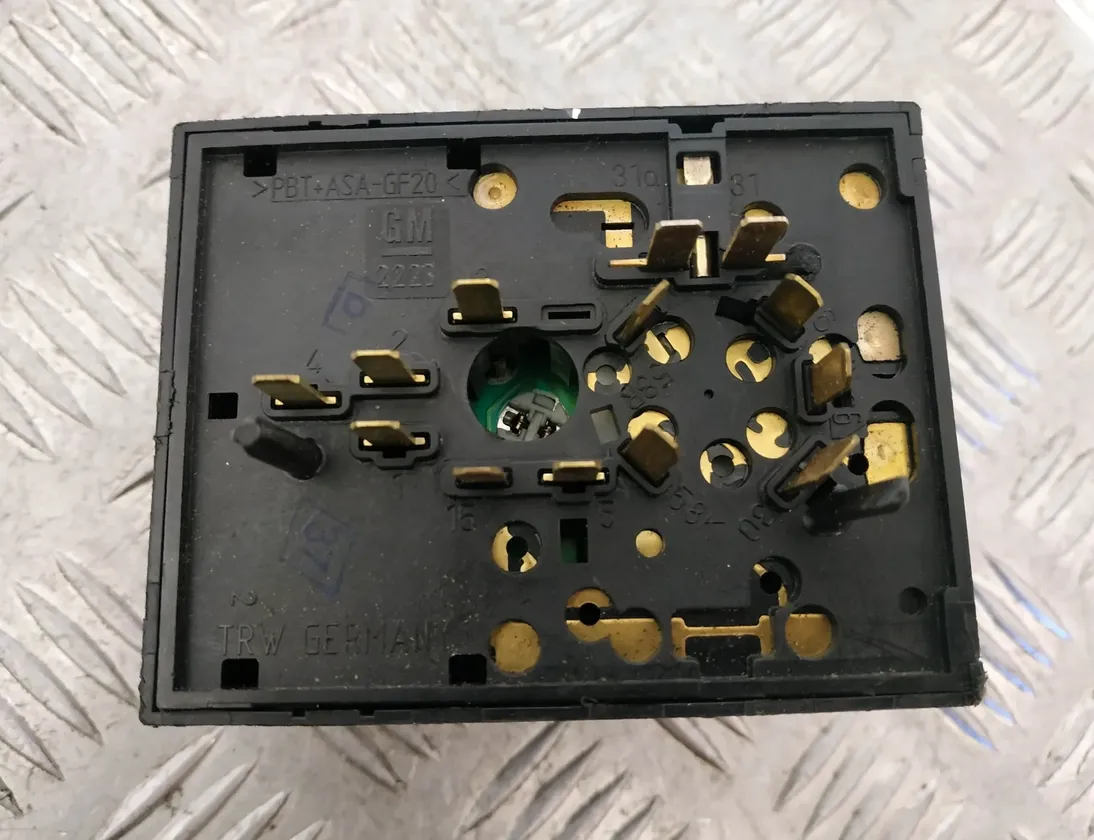 OPEL Astra G (1998-2009) Headlight Switch Control Unit 09133249 13714917