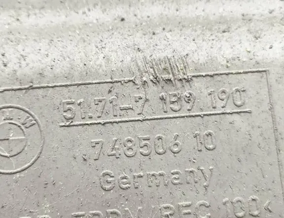 BMW 3 Series E90/E91/E92/E93 (2004-2013) Citi apakšas aizsargi 74850610,7159190 33127716