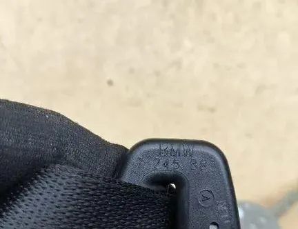 BMW 3 Series E90/E91/E92/E93 (2004-2013) Aizmugurējā kreisā drošības josta 7245883 33158313