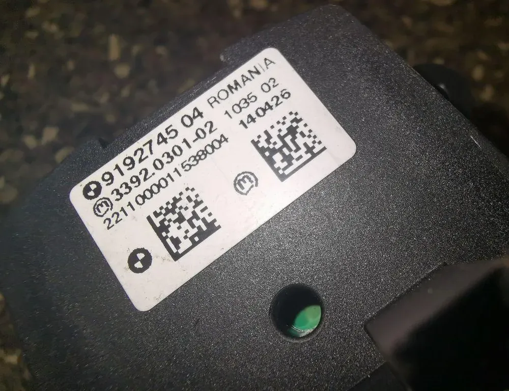 BMW X4 F26 (2014-2018) Lukturu vadības slēdzis 9192745 33853953