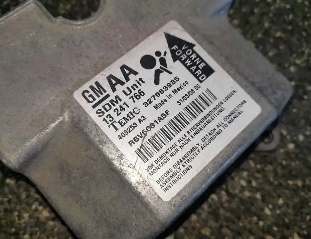 OPEL Zafira B (2005-2010) SRS vadības bloks 13241766 33855558