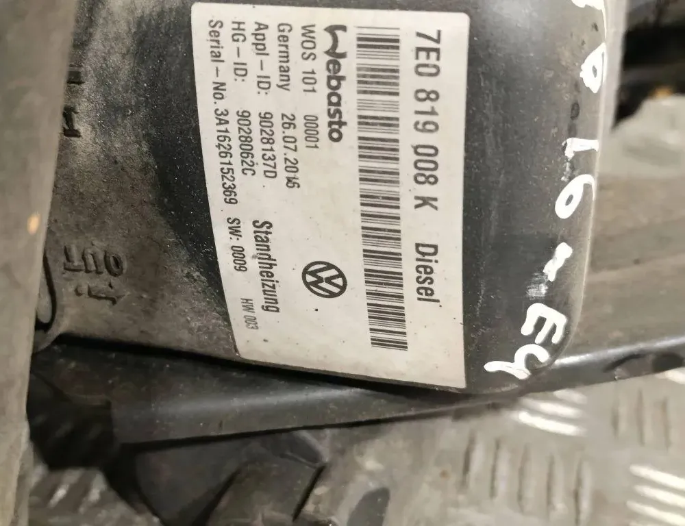 VOLKSWAGEN Transporter T6 (2015-2024) Автономный отопитель 9028062C,7E0819008K 33255565