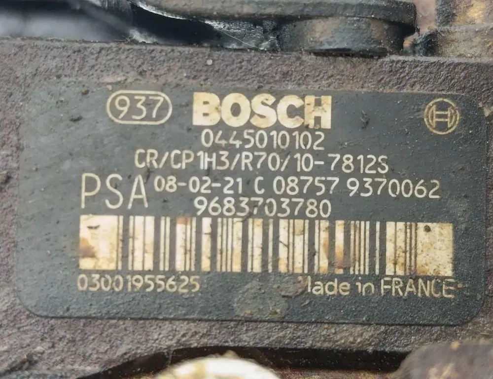 PEUGEOT Partner 2 generation (2008-2023) Degvielas sūknis 0445010102 33264503