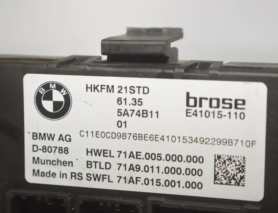 BMW 2 Series Active Tourer U06 (2021-2023) Bootlid Control Unit 5A74B11,61355A74B11,5A53D08,61355A53D08,5A92319,61355A92319,5B529E5,61355B529E5 33367509