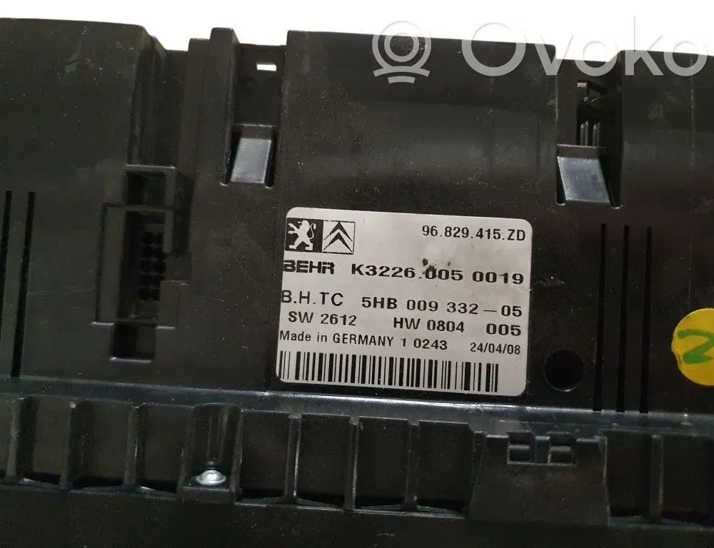 CITROËN C5 2 generation (2008-2017) Citau veidu vadības bloki 96829415ZD 33496230