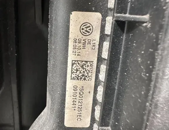 VOLKSWAGEN Golf Sportsvan 1 generation (2014-2019) Cooling Parts 510805594B 33473039