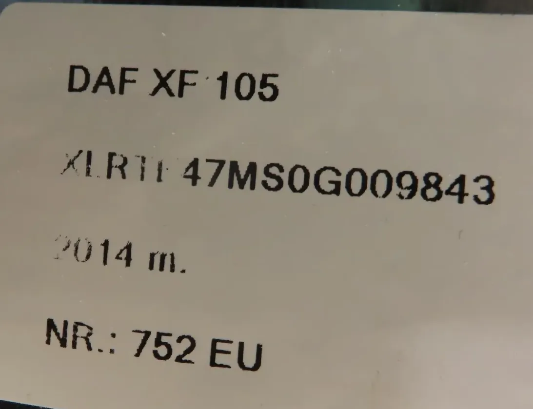 DAF XF (2012-present) Priekšējais kreisais lukturis 1784823 31381222