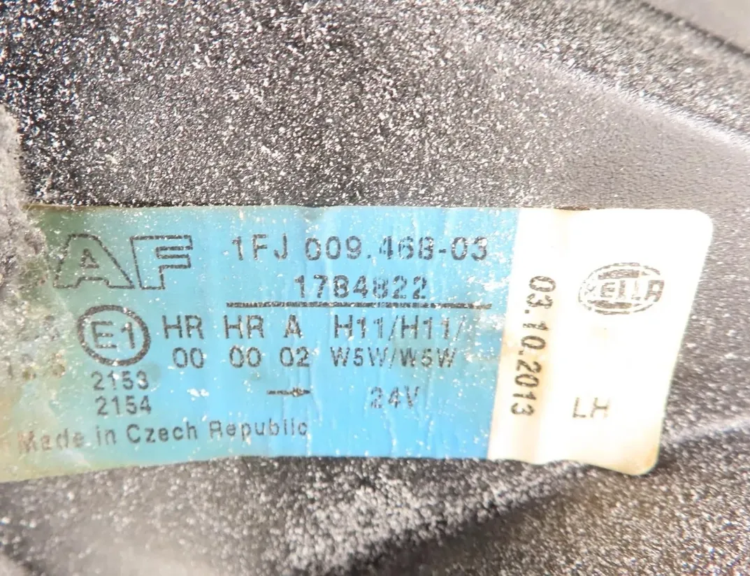 DAF XF (2012-present) Priekšējais kreisais lukturis 1784822 31381537