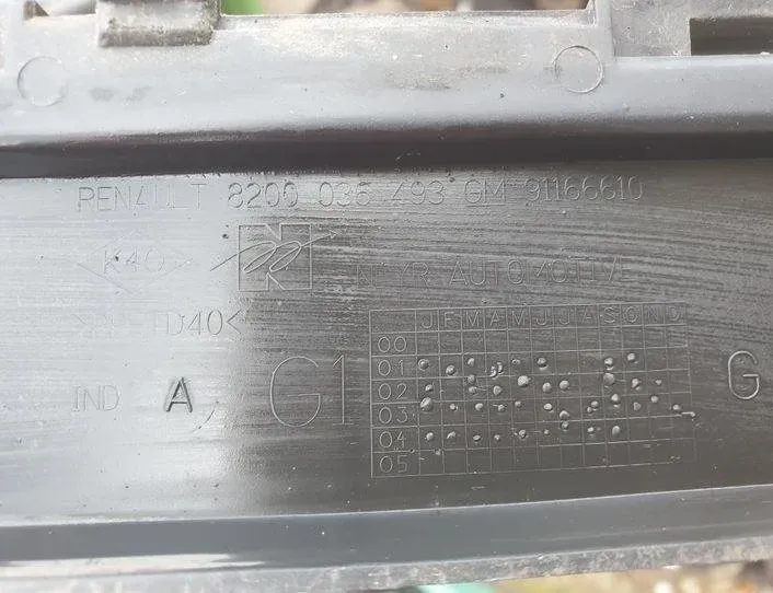 RENAULT Trafic 2 generation (2001-2015) Front  Wiper Cowl Trim 91166610,8200048129,8200036493 18229329