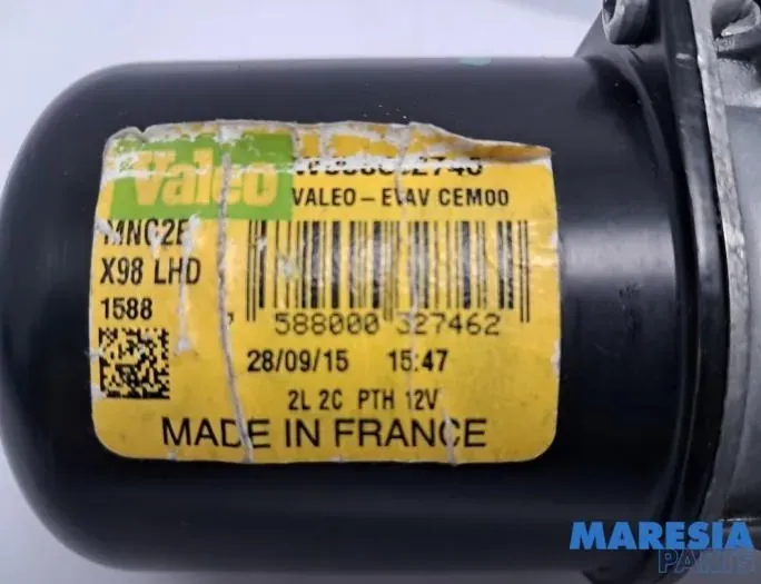 RENAULT Clio 4 generation (2012-2020) Priekšējā stikla tīrītāja mehānisma motorīts 288004542R,288008961R 33156541