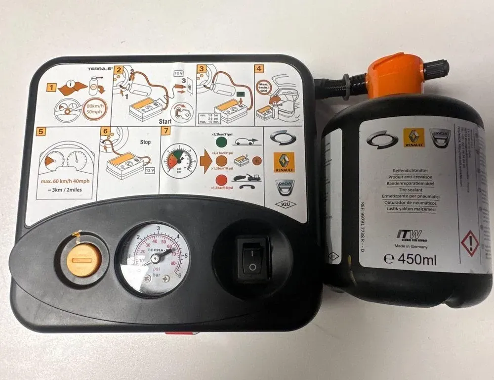 RENAULT Scenic 2 generation (2003-2010) Компрессор шин 95652217R,A161206876 34187748