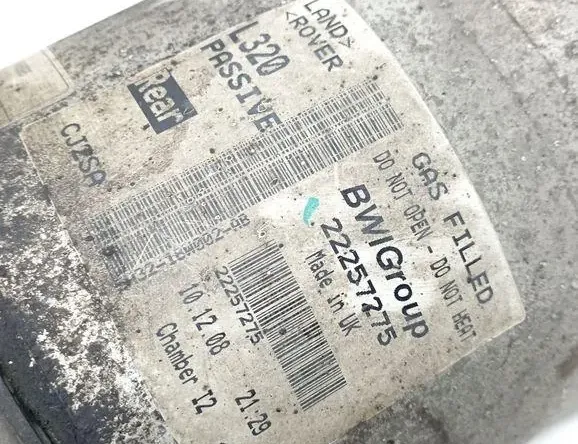 LAND ROVER Range Rover Sport 1 generation (2005-2013) Aizmugurējais kreisais pneimatiskais amortizators 5H3218W002AB 33361856