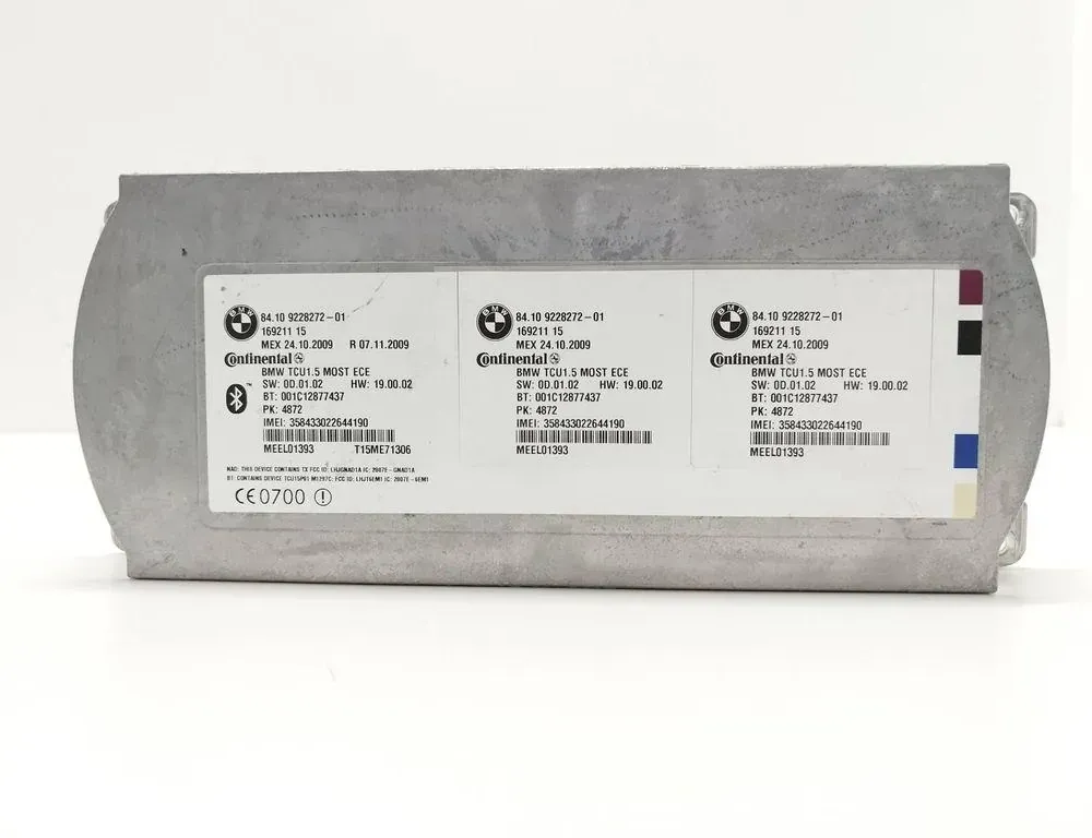 BMW 5 Series Gran Turismo F07 (2010-2017) Bluetooth Control Unit 9228272 33538316