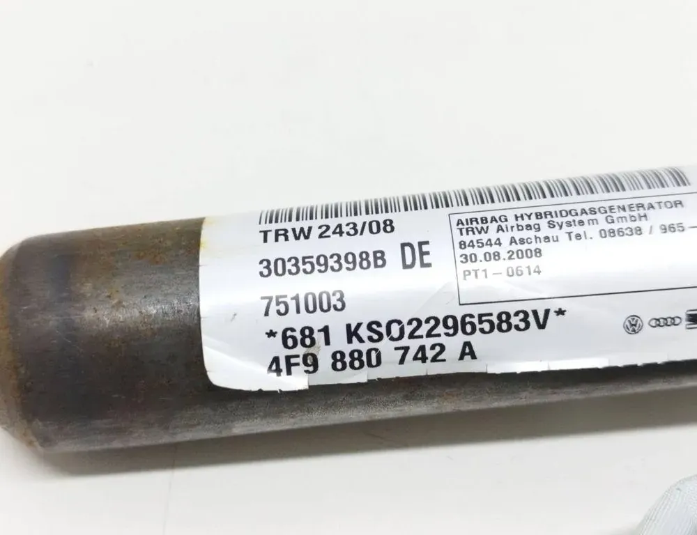 AUDI A4 B8/8K (2011-2016) Подушка безопасности потолка правая 4F9880742A 33544618