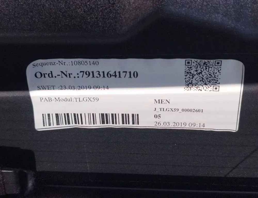 JAGUAR I-Pace 1 generation (2018-2023) Bootlid Rear Boot 79131641710 33555944