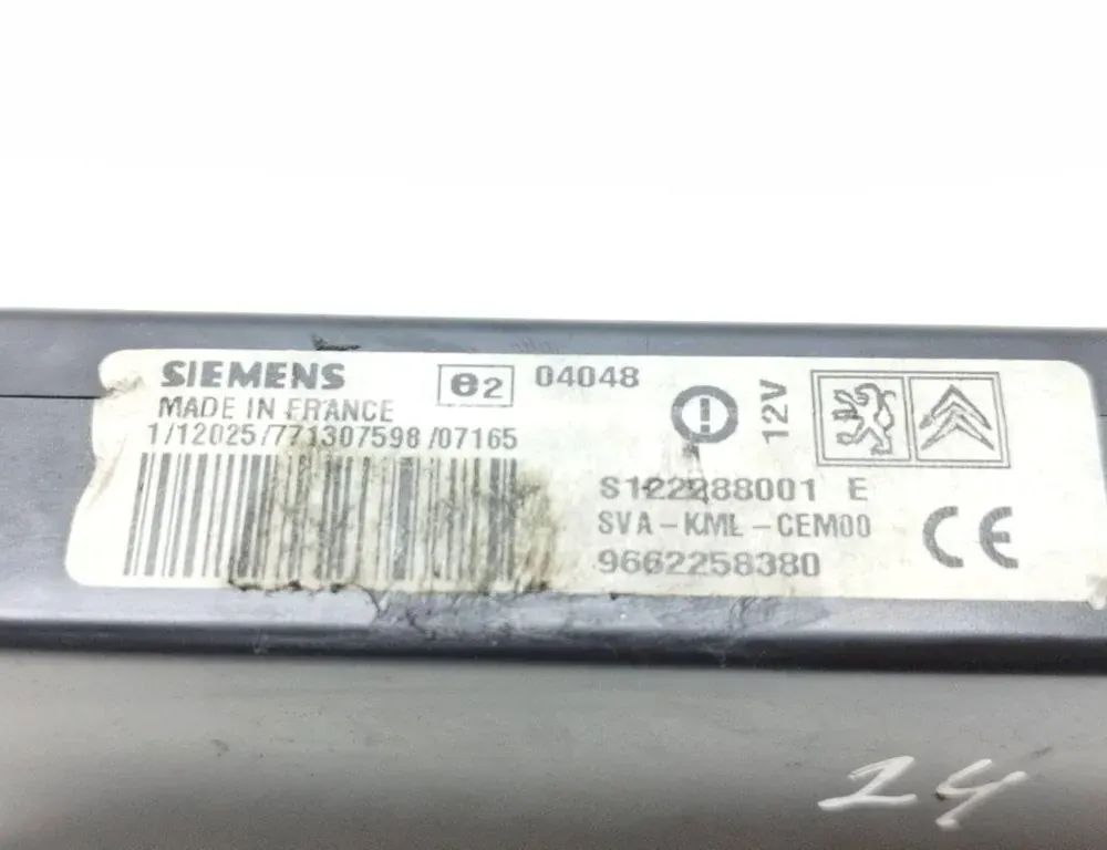 CITROËN C4 Picasso 1 generation (2006-2013) Citau veidu vadības bloki 9662258380 33558455