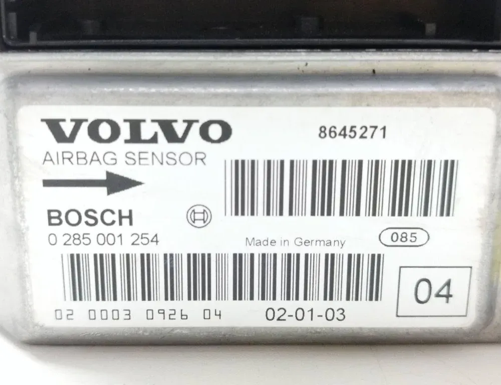 VOLVO S60 1 generation (2000-2009) SRS Control Unit 0285001254 33568135