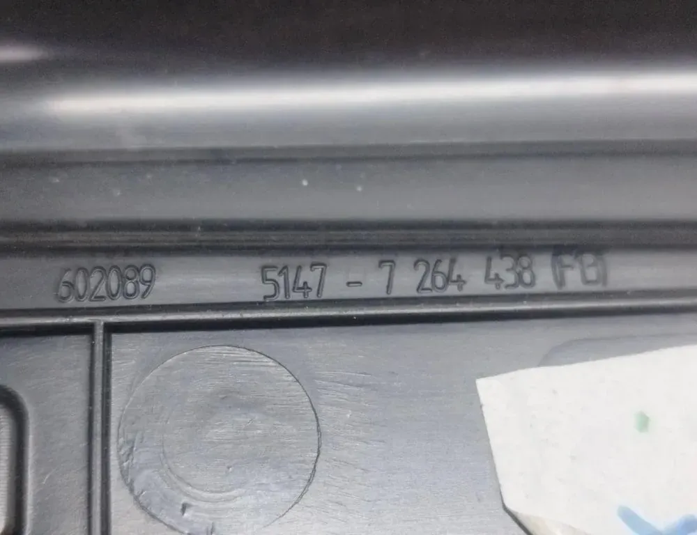 BMW 6 Series F06/F12/F13 (2010-2018) Priekšējā labā sliekšņa apdare 7264438 33597282