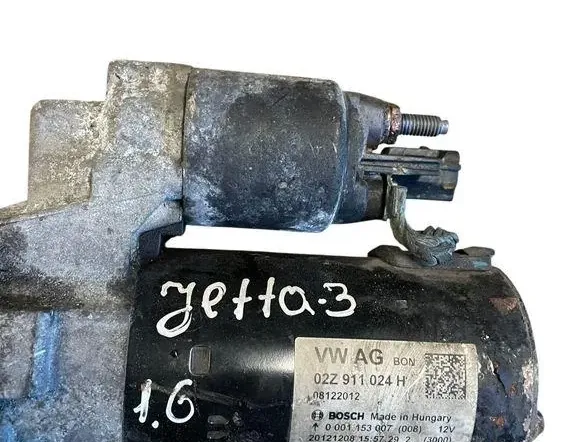 SKODA Superb 1 generation (2001-2008) Стартер 0001153007,02Z911024H 33227785