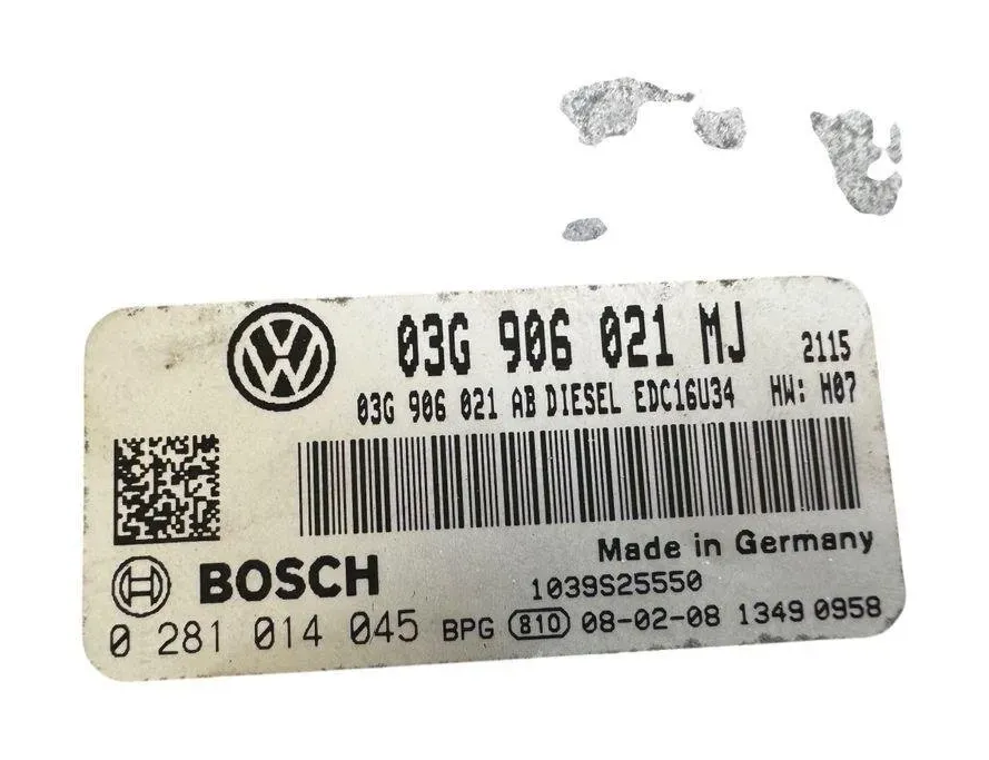 VOLKSWAGEN Touran 1 generation (2003-2015) Motora vadības bloks 0281014045,03G906021MJ 30434632