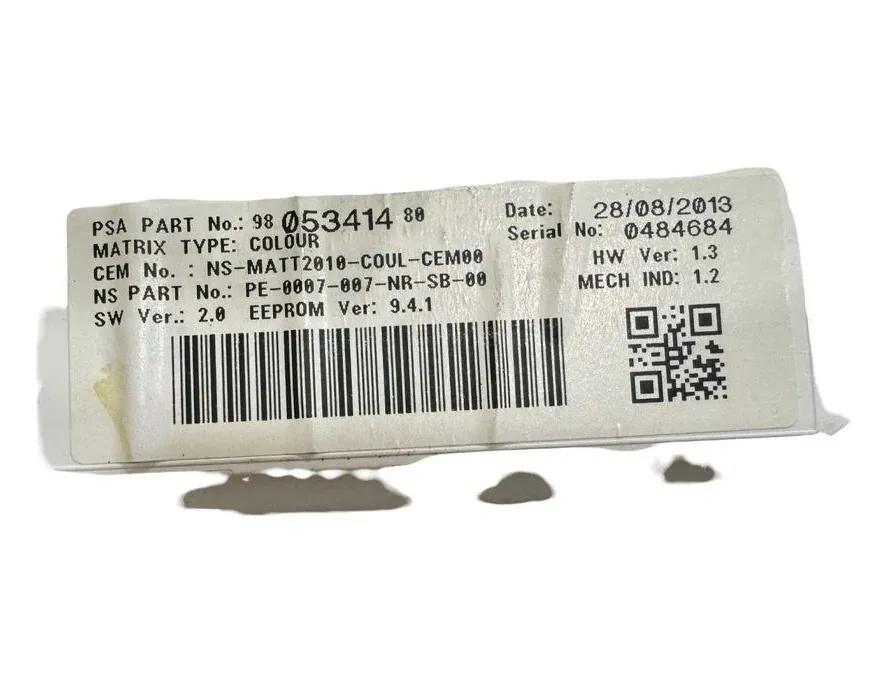 PEUGEOT 2008 2 generation (2019-2023) Спидометр 9805396580C,E137HWB4 33335440