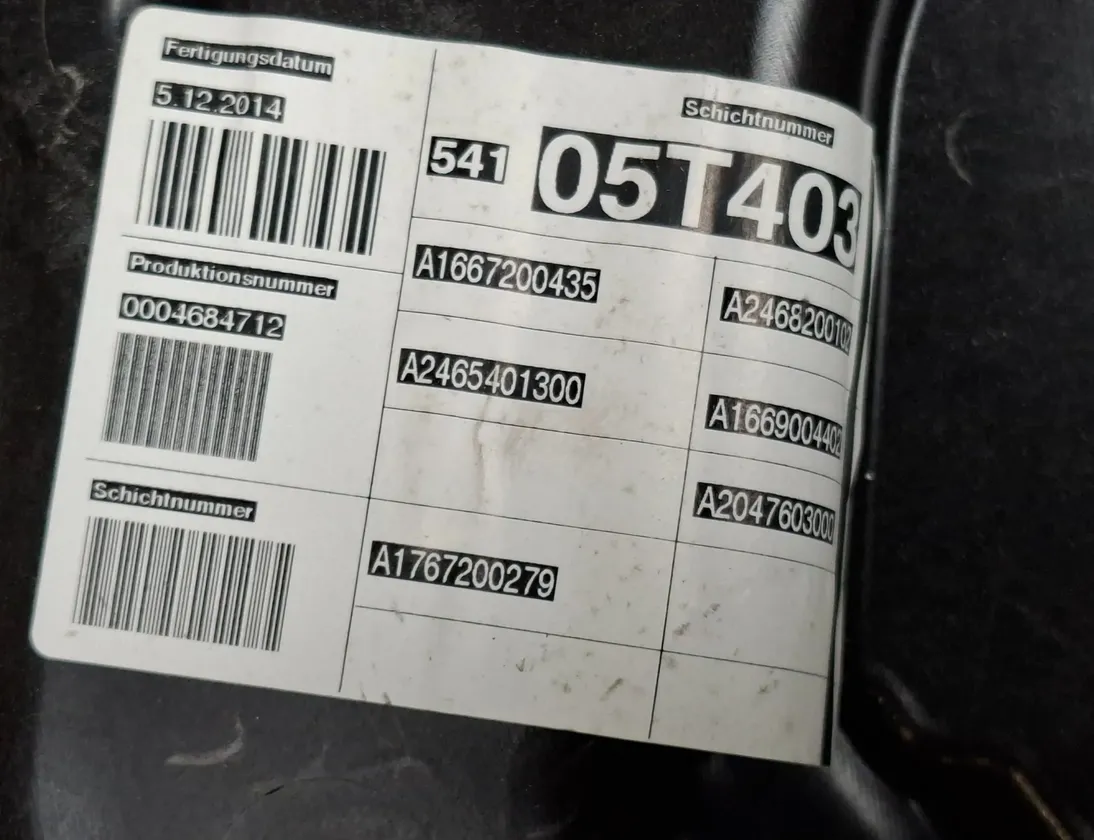 MERCEDES-BENZ GLA-Class X156 (2013-2020) Стеклоподъемник передней правой двери A1767200279,A1667200435 33579748