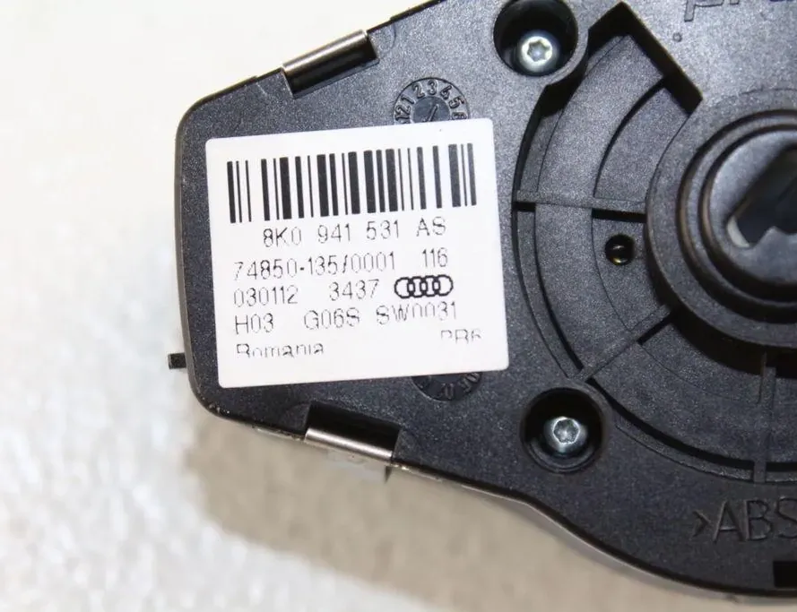 AUDI A4 B8/8K (2011-2016) Lukturu vadības slēdzis 8K0941531AS 33293545