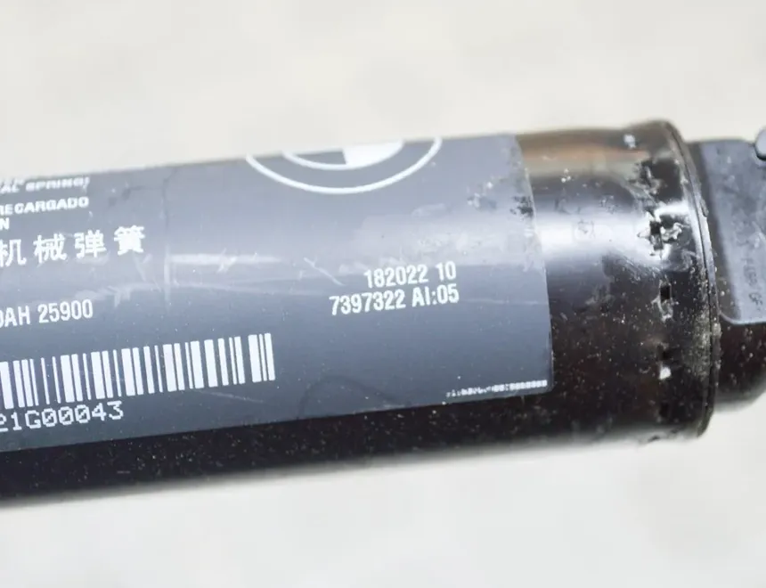 BMW X3 G01 (2017-2024) Right Side Tailgate Gas Strut 7397322 12874538