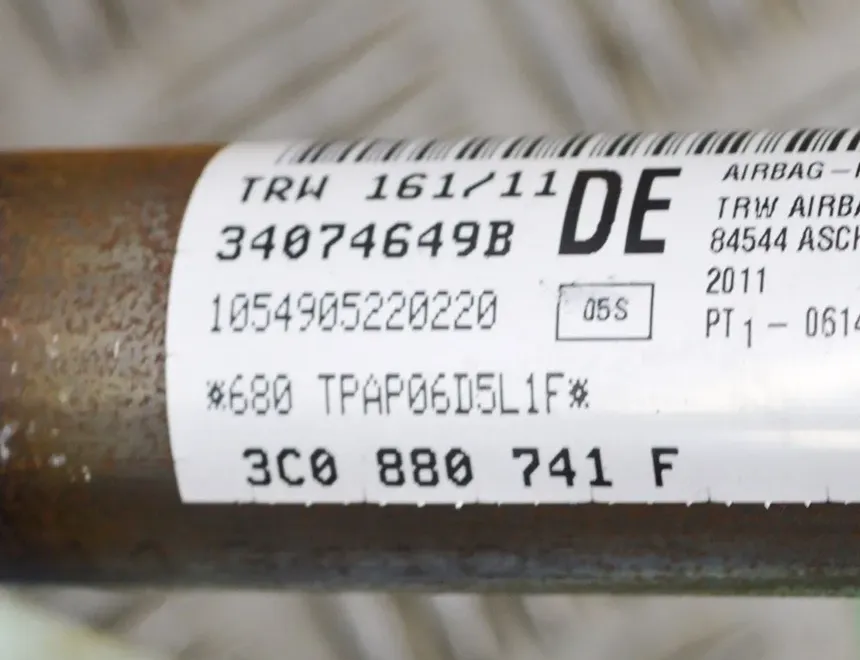 VOLKSWAGEN Passat B6 (2005-2010) Left Side Roof Airbag SRS 34074649B,3C0880741F 17235553