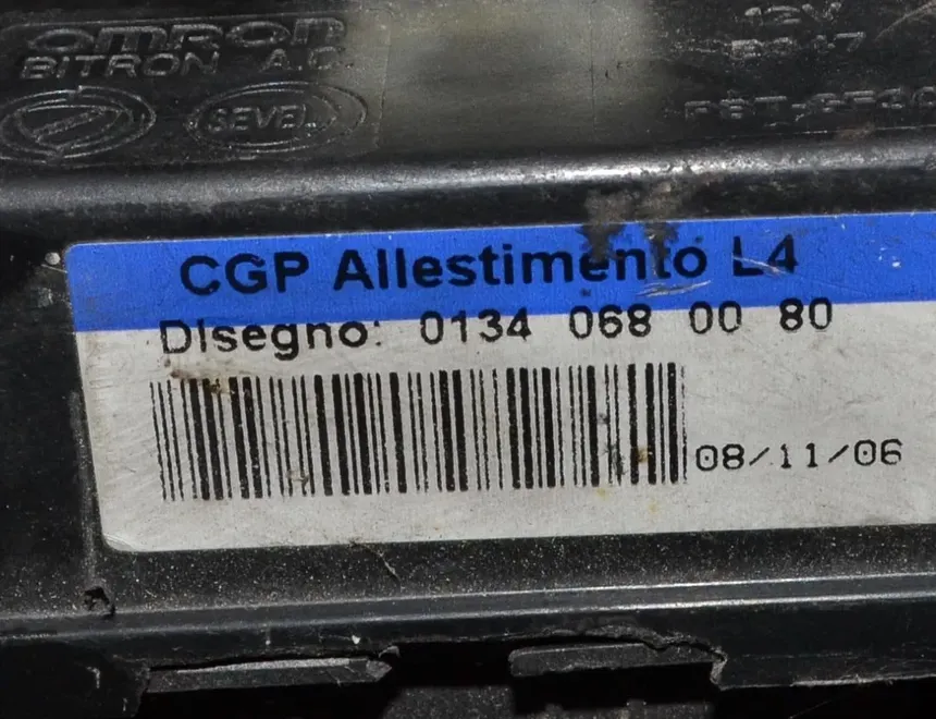 CITROËN Jumper 3 generation (2006-2024) Реле насоса горючего 01340680080 30730898