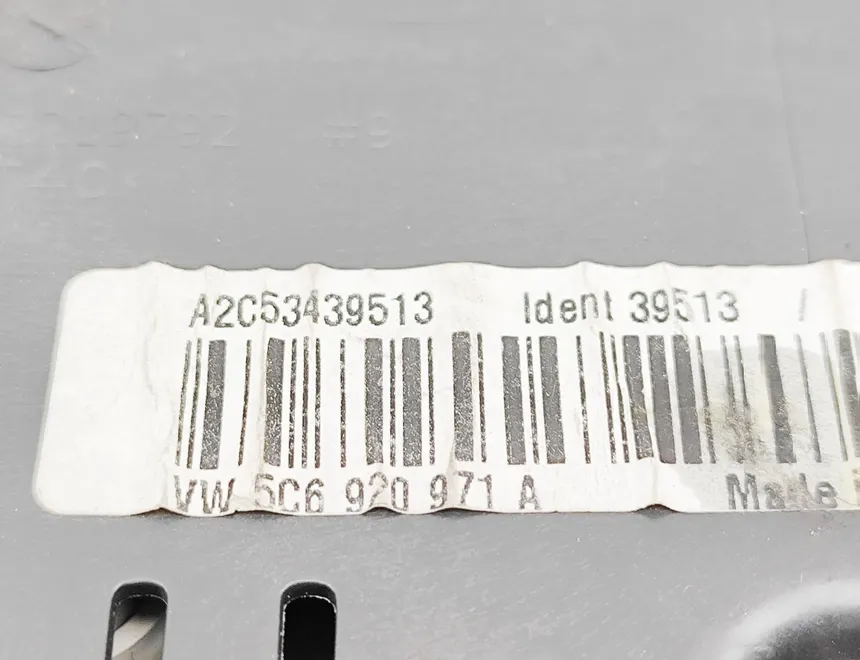 VOLKSWAGEN Jetta 6 generation (2010-2018) Instrumentu panelis/spidometrs A2C53439513,5C6920971A 33084592