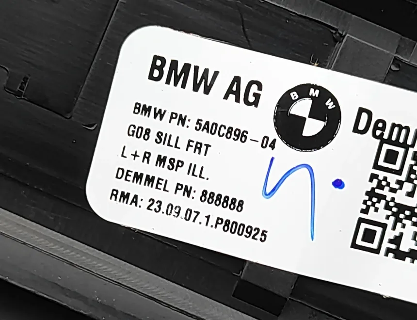 BMW iX3 1 generation (G08) (2020-2024) Отделка переднего левого подоконника 5A0C896 33340904
