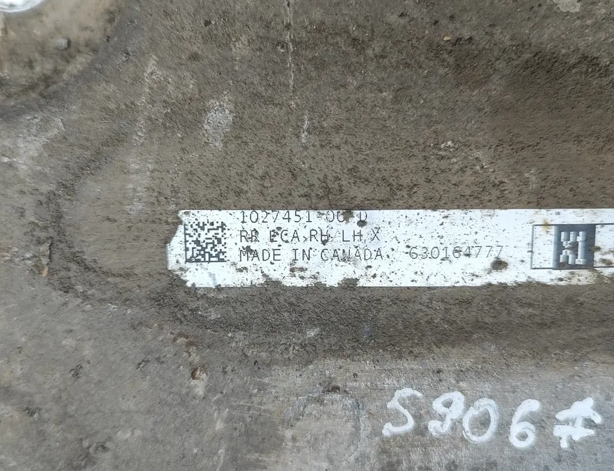 TESLA Model X 1 generation (2015-2024) Rear left H - shaped fork 1027451-00-D 33377477