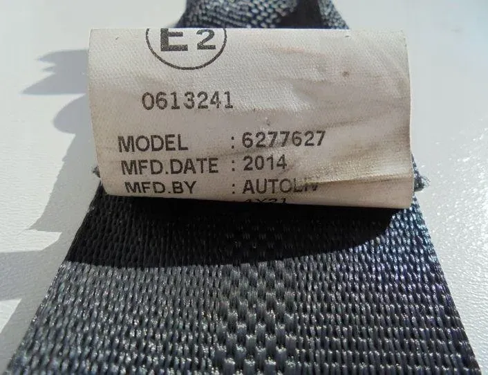 NISSAN Pulsar C13 (2014-2018) Aizmugurējā labā drošības josta 627817900C 26055101