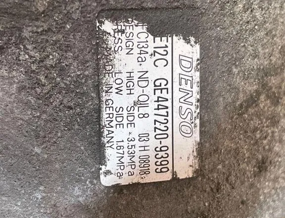 TOYOTA Corolla Verso 1 generation (2001-2009) Gaisa kondicionēšanas sūknis GE4472209399 33210254