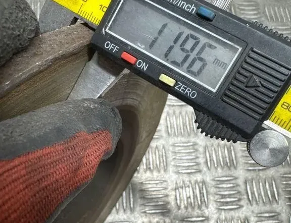 OPEL Grandland X 1 generation (2017-2023) Aizmugurējais kreisais bremžu disks 33448380