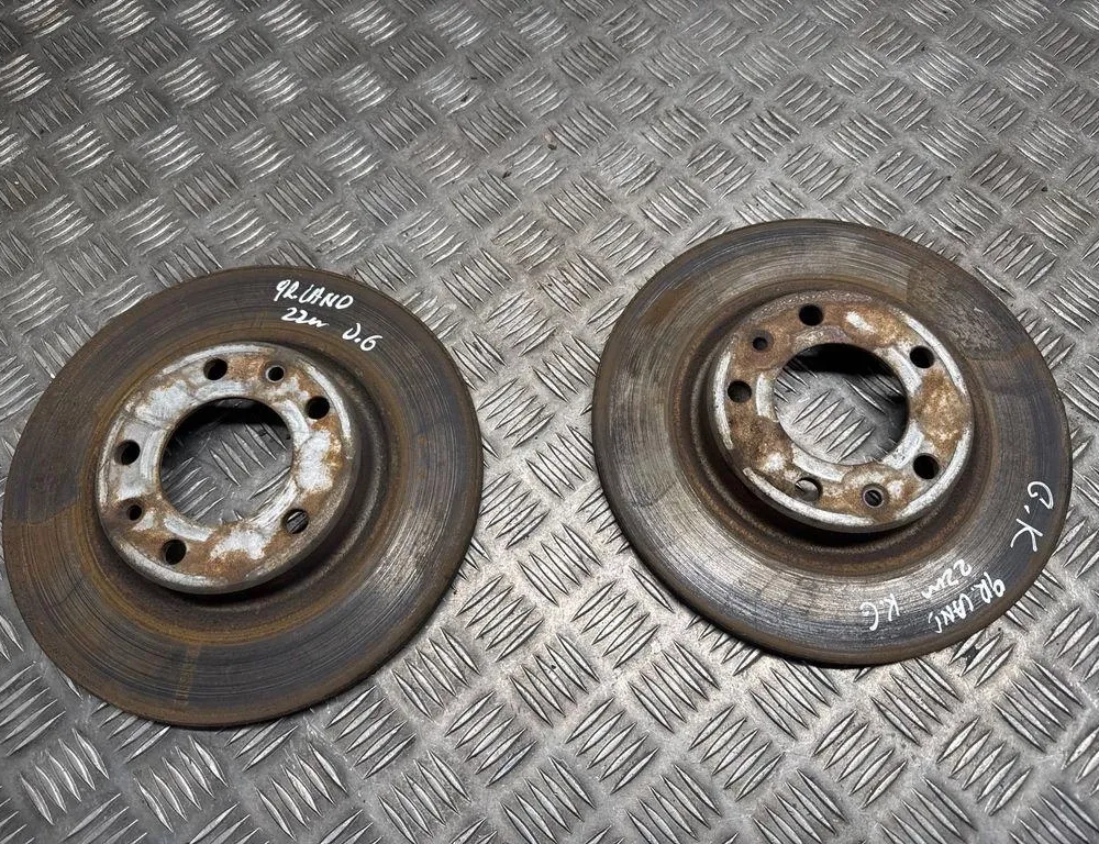 OPEL Grandland X 1 generation (2017-2023) Aizmugurējais kreisais bremžu disks 33448380