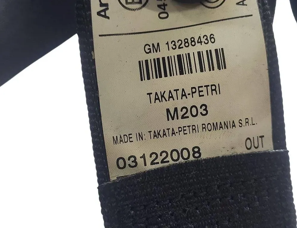 OPEL Insignia A (2008-2016) Rear Right Seatbelt 13288436 33550823