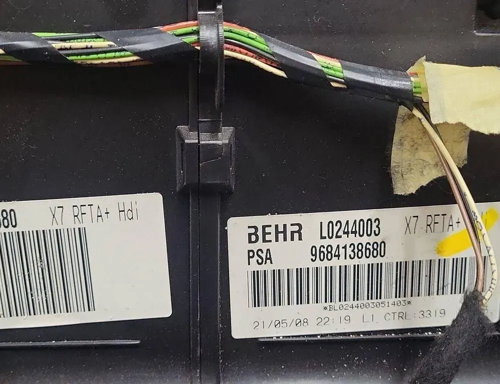 CITROËN C5 2 generation (2008-2017) Interior Heater 9684138680 33575336