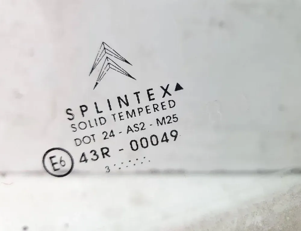 CITROËN C3 1 generation (2002-2010) Rear Right  Window DOT24AS2M25 33368994