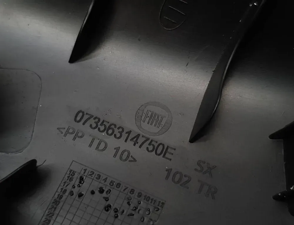 FIAT Tipo 2 generation (2015-2024) Корпус зеркала передней правой двери 07356314620E 33608160