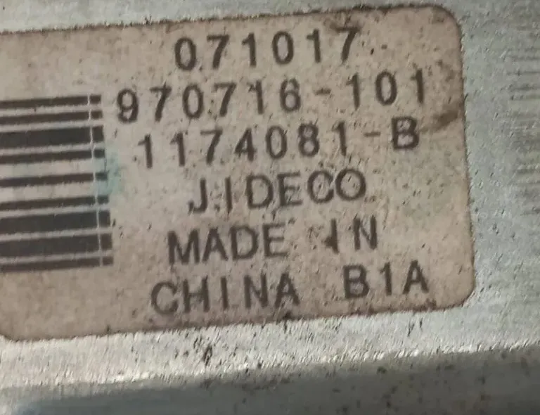 VOLVO S80 1 generation (1998-2006) Aizmugurējo kreiso durvju loga pacēlāja motorīts 1174081B,970716101 33159079