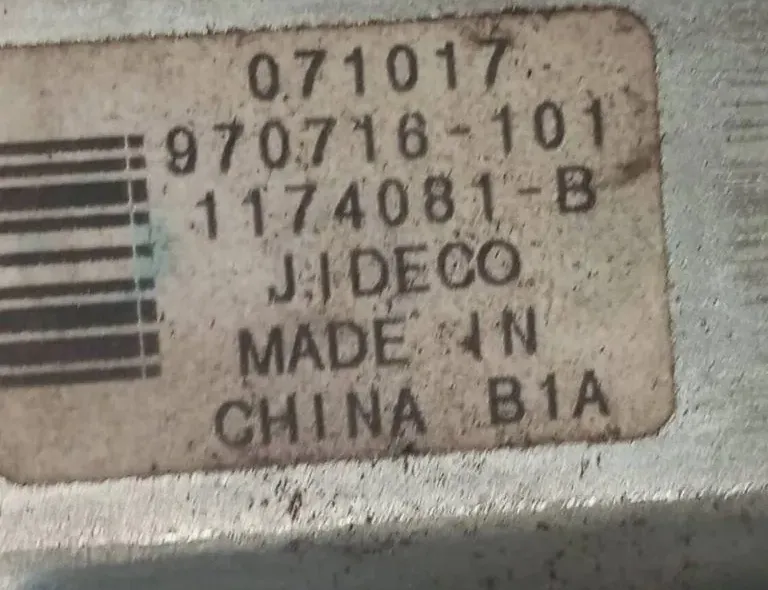 VOLVO S80 1 generation (1998-2006) Aizmugurējo kreiso durvju loga pacēlāja motorīts 1174081B,970716101 33159079