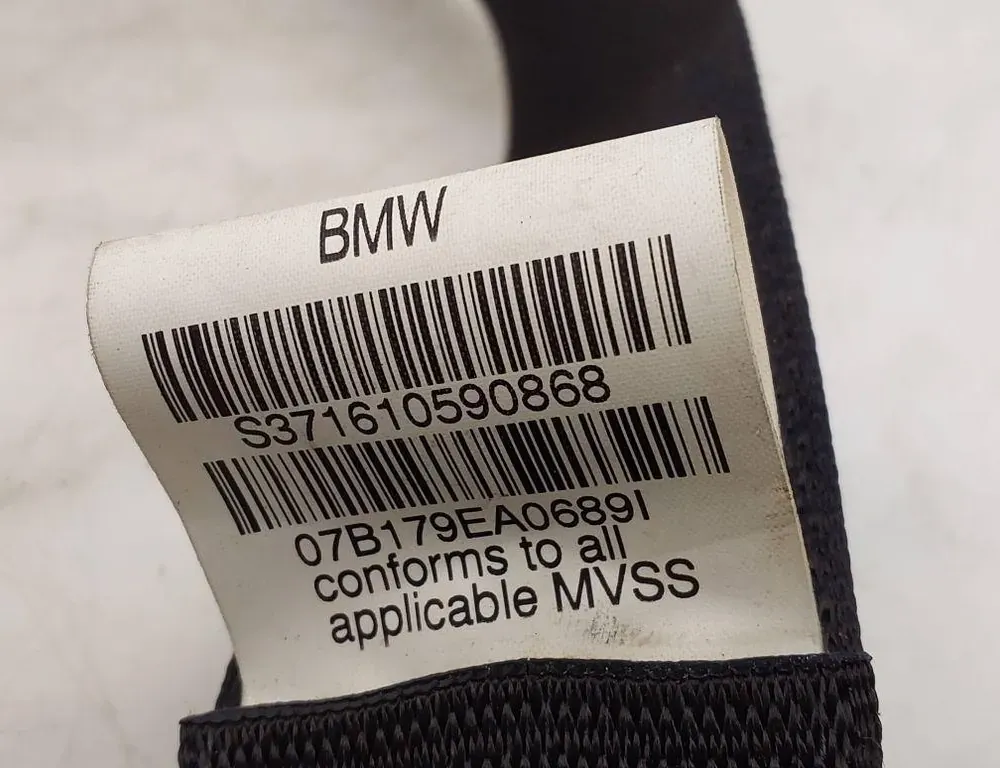 BMW X5 E70 (2006-2013) Rear Left Seatbelt 606345601A 33385259