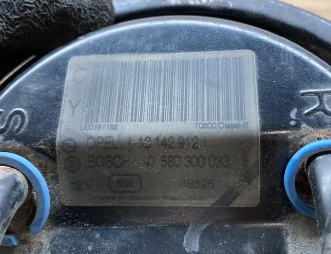 OPEL Zafira A (1999-2003) Kreisās puses degvielas sūknis 13142912,0580300033 34285565