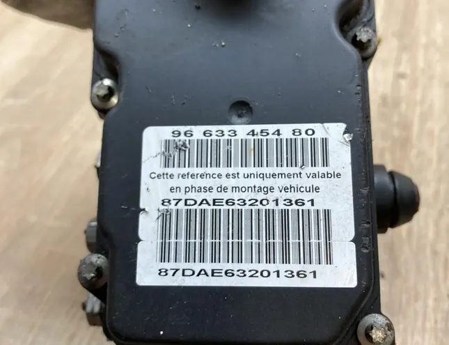 PEUGEOT 307 1 generation (2001-2008) ABS Bloks 9663345480 34456011