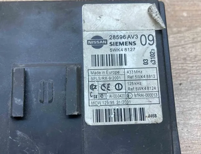 NISSAN Primera P10 (1990-1997) Komforta vadības bloks 28596AV3,5WK48127 34385426