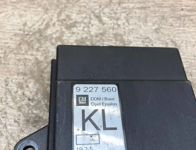OPEL Vectra C (2002-2005) Rear Left Door Control Unit 9227560,5WK46001 34408222