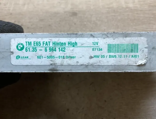 BMW 7 Series E23 (1977-1987) Блок управления дверей левый задний 6964142 34437337