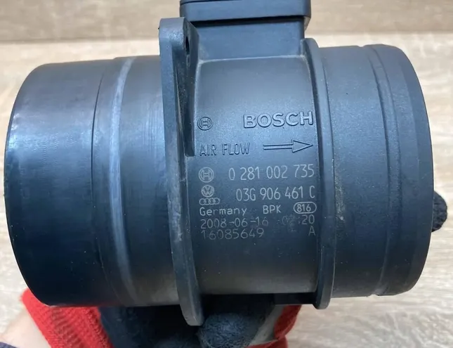 VOLKSWAGEN Scirocco 3 generation (2008-2020) Gaisa plūsmas mērītājs 03G906461C,0281002735 34301026